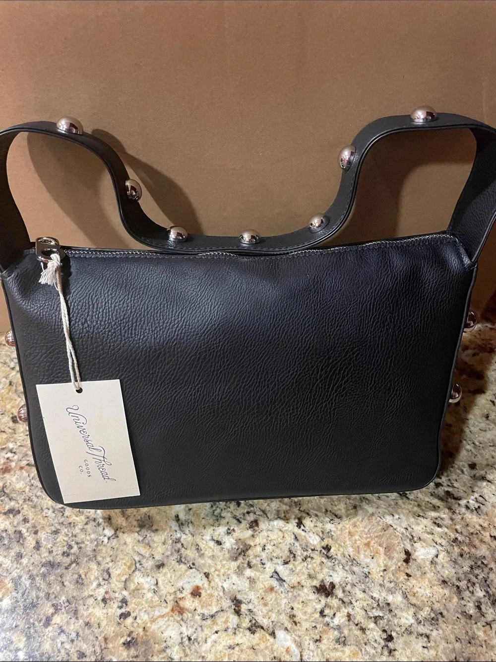 Universal Thread Black Pebbled Shoulder Bag